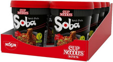 Cup Noodles Soba Wok Style Chilli Flavoured Instant Noodles, 92 G Pot (Pack of 8
