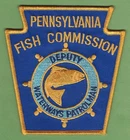 PENNSYLVANIA FISH COMMISSION DEPUTY WATERWAYS PATROLMAN PATCH