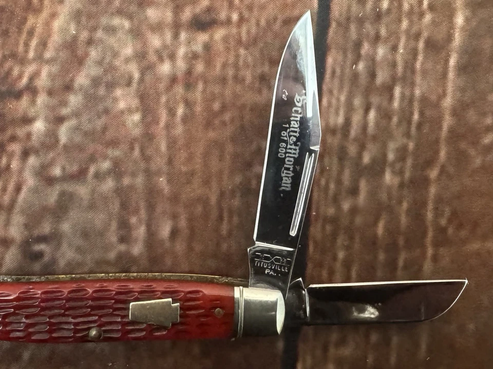 Cuchillo Plegable Schatt & Morgan 043155 Keystone Serie XVII de 3 Hojas - LEER POR FAVOR Foto 2 de 4