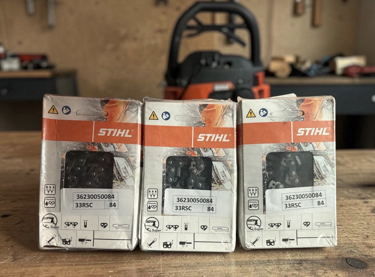STIHL 25” 33RS 84 DL 3/8″ 1.3 mm Chain OEM 3623 005 0084