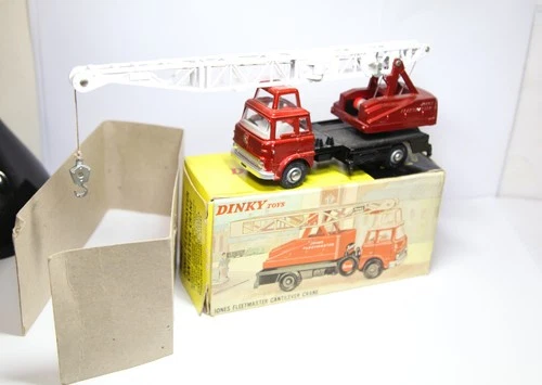 Dinky 970 Jones Fleetmaster Cantilever Crane In Original Box - Excellent Vintage