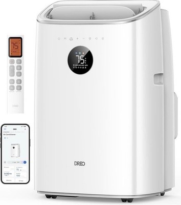 DREO 8000 BTU Portable Air Conditioner 318S Smart, 3-in-1