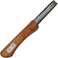 Mikihisa Mikikichan Carving Fixed Knife Stainless Blade Wood Handle - L065