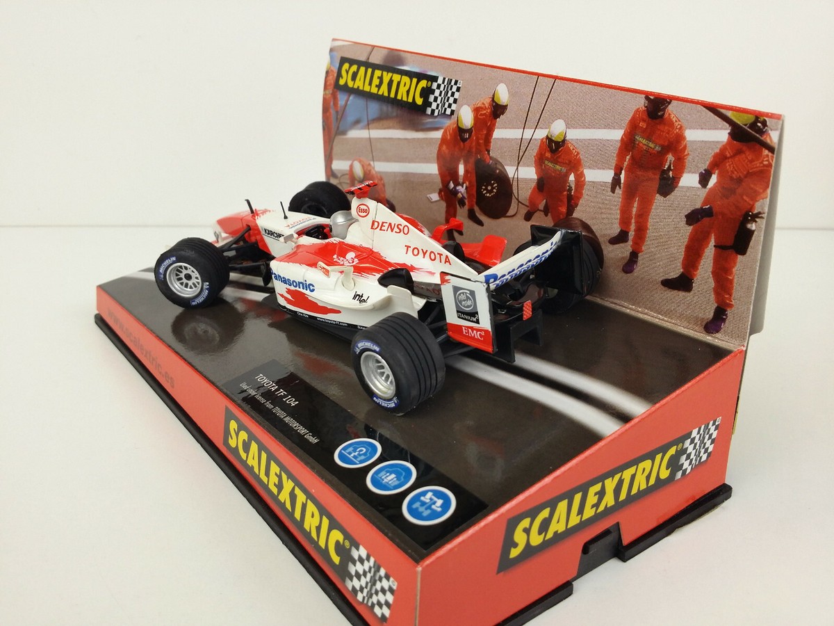 Scalextric Toyota TF104 F1 #16 Jarno Trulli Interlagos slot car
