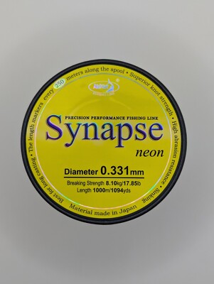 Katran Synapse Neon 0,331 Angelschnur Karpfenangeln Monofil Fluoactiv Leuchtet 