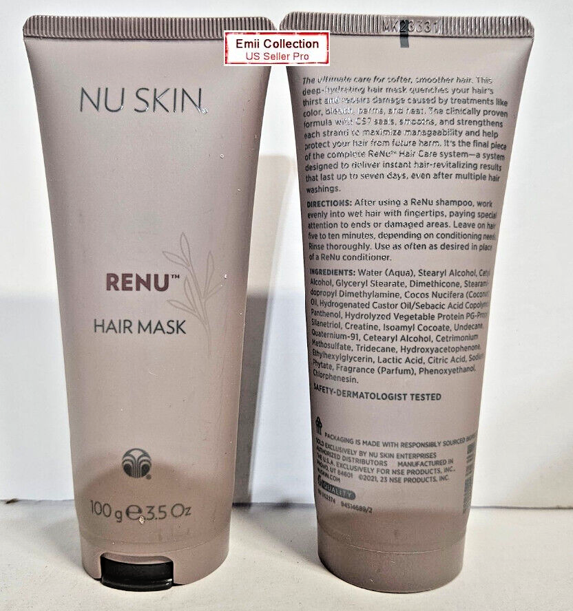 Nu Skin Nuskin Renu Hair Mask Deep conditioning treatment 3.5oz
