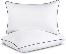 Bed Pillows for Sleeping Queen Size Set of 2- Cooling Pillows, Luxury Hotel Qual
