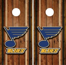 St Louis Blues Cornhole Board Vinyl Sticker Decal Skin Wrap Decor Designs VZ766