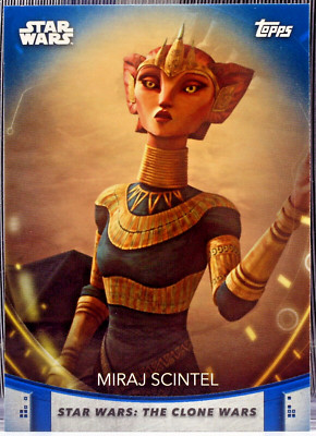 2020 Topps Women of Star Wars Miraj Scintel #49 ~ Star Wars: The Clone Wars ~