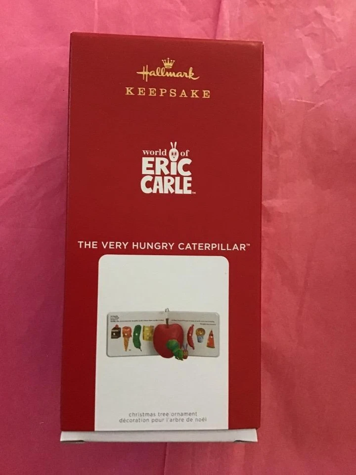 Hallmark Keepsake Ornament 2021 The Very Hungry Caterpillar book Eric Carle New