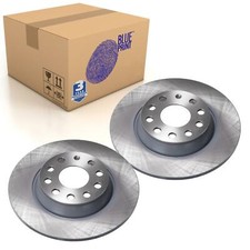 Par de discos de freno traseros para Volkswagen Bora CC 4motion Cro estampado azul ADV184307