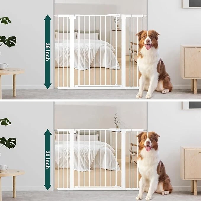 keny 36" Extra Tall Baby Gate for Doorways, Fits Openings 29.7" to 46" Wide - Image 3 of 4