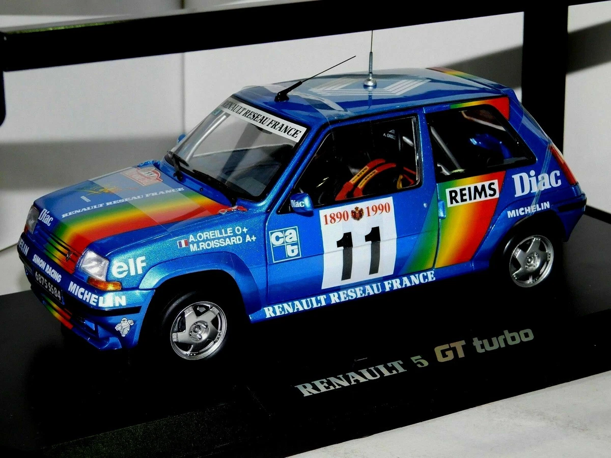 Renault 5 GT Turbo # 11 1990 Monte Carlo Oreille/Roissard NOREV 185204 1:18