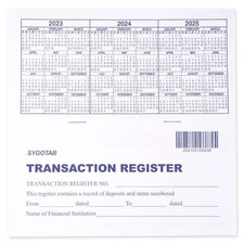 12 PCS Personal Checkbook Registers - Upgraded Checkbook & Transaction Ledgers