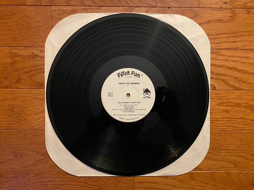 The Peppermint Kandy Kids Frosty the Snowman Peter Pan 1980 Pressing