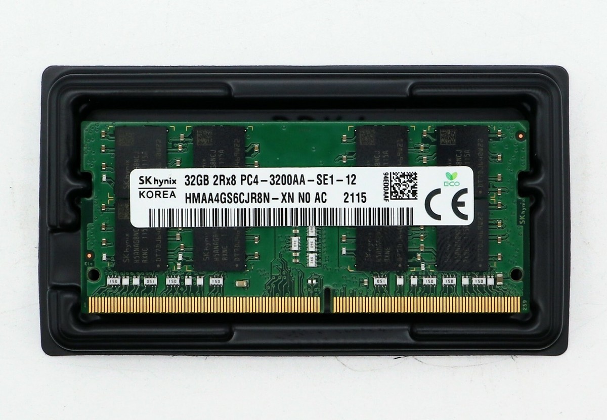SK Hynix 32GB DDR4 Laptop RAM 3200MHz PC4-25600 260pin SoDimm