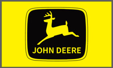 John Deere 3x5' Flag Yellow Banner Tractor Farm Double Side Same Image