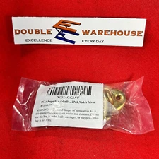 NOS X002AGK2AV QCAA Forged Brass Cabin Hook SET OF TWO (2)