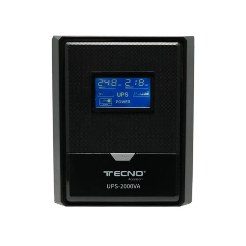 Gruppo di Continuità 2000 VA UPS 1200W 3 USCITE BIVALENTI DISPLAY LCD