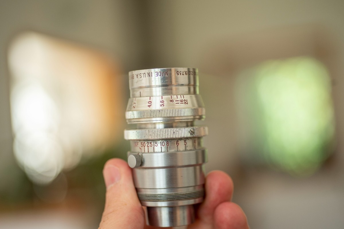 オールドレンズ　KODAK ANASTIGMAT 63mm 2.7 S Mount Kodak Anastigmat 63mm f/2.7 Motion Picture Cine Lens
