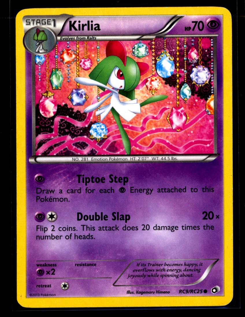 Kirlia #RC9/RC25 Legendary Treasures: Radiant STARFOIL Pokemon MP 0405#147