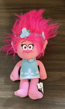 Poppy Pink Troll Plush 11" Dreamworks Trolls Movie Stuffed Doll 2017 Toy Factory