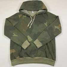 Camouflage Alternative Hoodie Women's Large Military Minimalist Sweatshirt