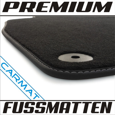 Fussmatten für VW Passat B5 3B 3BG 1996-2005 Autoteppiche PREMIUM Bef. RUND