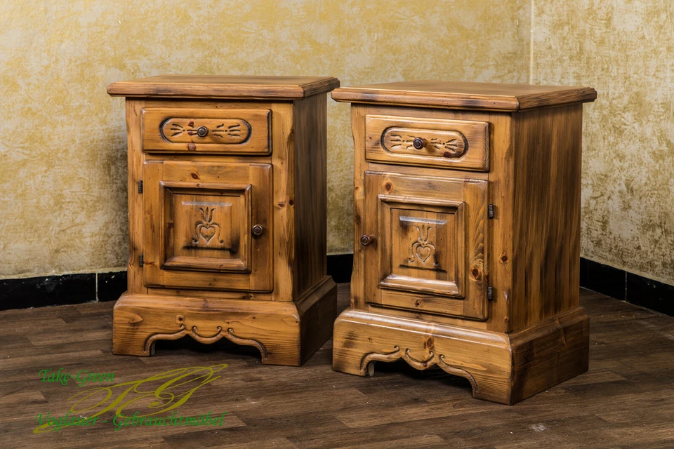 Voglauer Anno 1600 Nachttisch Kommoden Landhaus Schrank Bauernmöbel Schlafzimmer - Bild 2 von 4