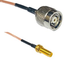 RG316 RP-TNC MALE to RP-SMA Female Long RF Cable Rapid-SHIP LOT