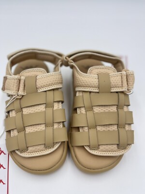 KAPPA AUTHENTIC CERVY 1 SANDALS SAND TAN SIZE 5 (331C1FW)