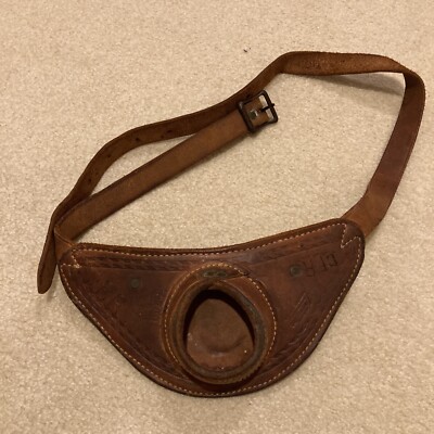 antique leather fishing pole holster Vintage George Lawrence Fishing Rod Tooled Leather Holster, Rest, Holder  Pole