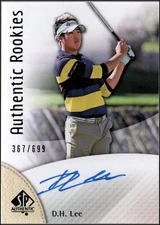 2014 SP Authentic #98 D.H. Lee Auto RC Rookie #d/699 GOLF