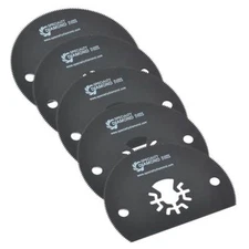 DB5I 80mm HSS Semi Circular Multi Tool Saw Blades Compatible with Dremel, Bosch