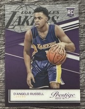 2015-16 Panini Prestige DAngelo Russell Clear  RC #24 Los Angeles Lakers Rookie