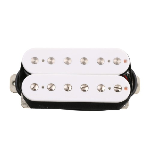 2PCS Alnico 5 Magnet Electric Guitar Humbucker Bridge Neck Pickups Set White - Picture 3 of 7