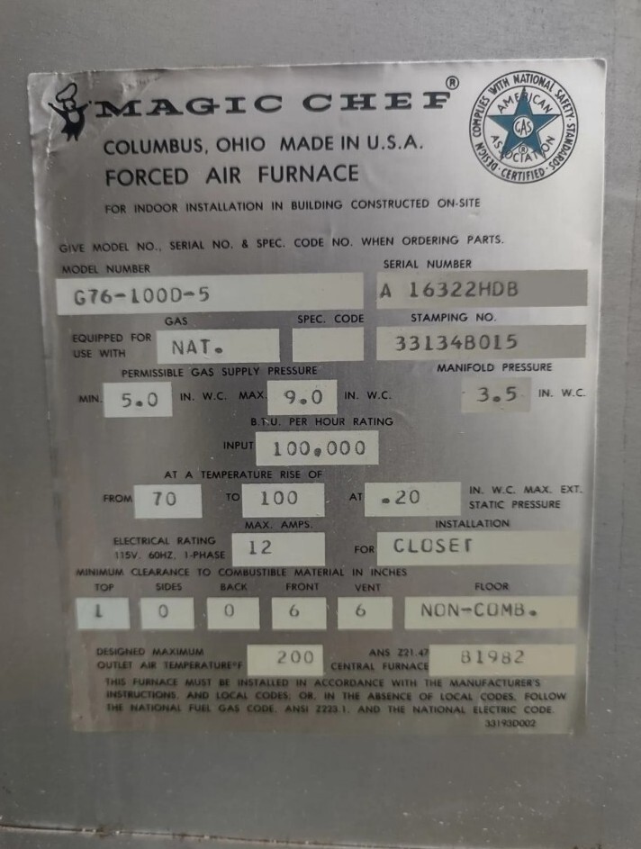 VR800A 1012 Furnace Gas Valve Honeywell VR800 A 1012 / VR800A1012 eBay