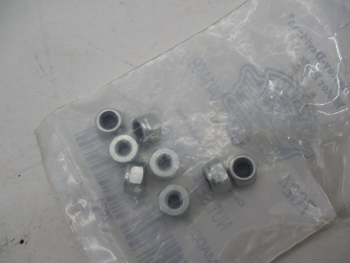 Harley Davidson Lot of 8 Genuine NOS Self Locking Hex Nuts 7624 | eBay