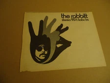 KABC 95.5 FM Progressive Rock Radio The Rabbitt 1969-1971 Los Angeles CA poster