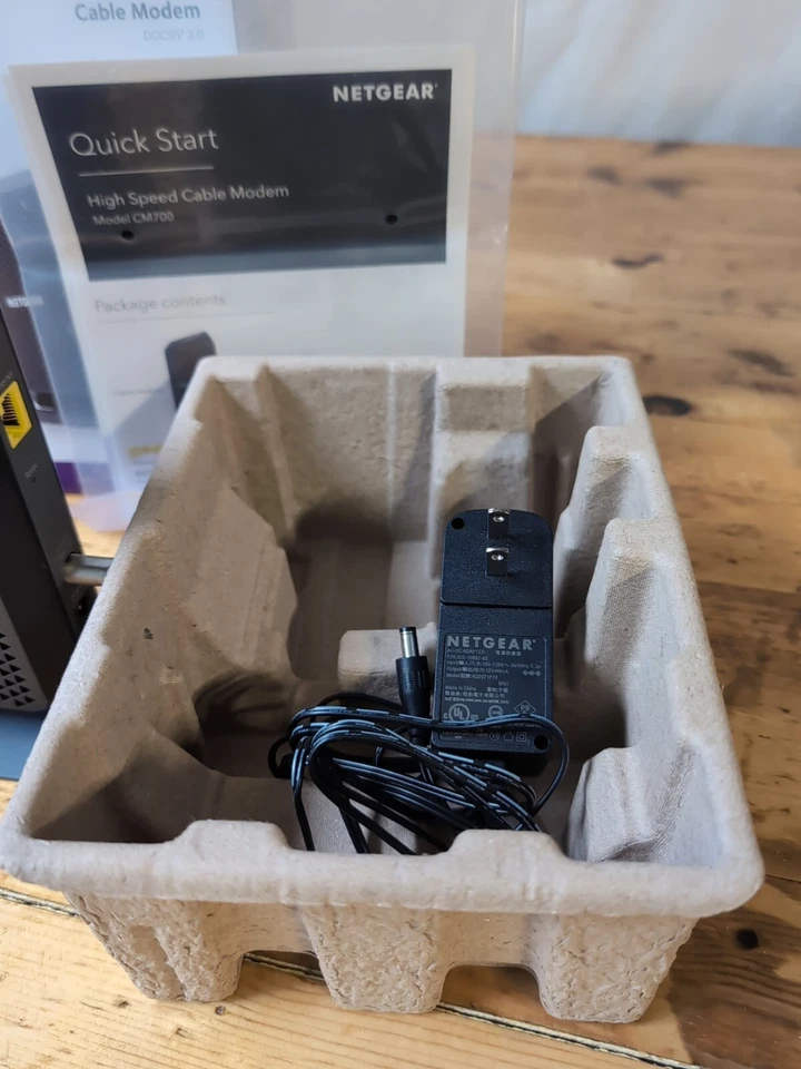 Netgear Cm700 High Speed Cable Modem DOCSIS 3.0 - Image 4 of 4