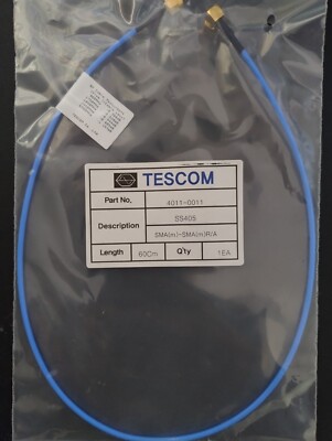 Tescom 4011-0011 SS405 SMA (m) -SMA(m)R/A RF cable length 600mm | eBay