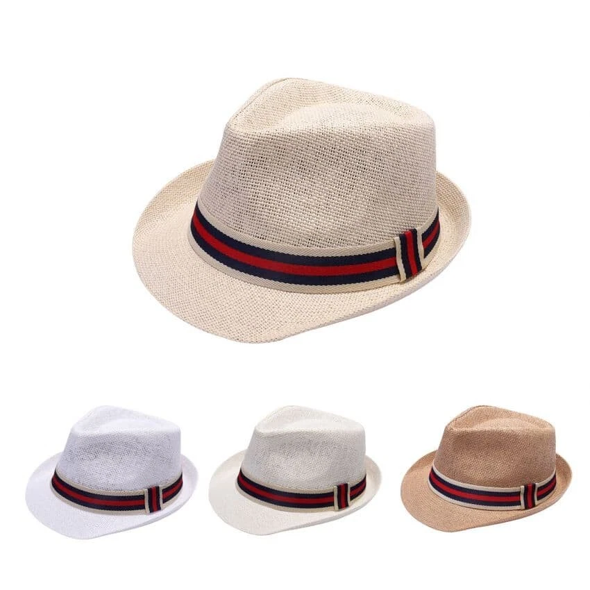 Mens Straw Panama Sun Hat Gents Wide Brim Fedora U.V Summer Holiday 5 Sizes
Opens in a new window or