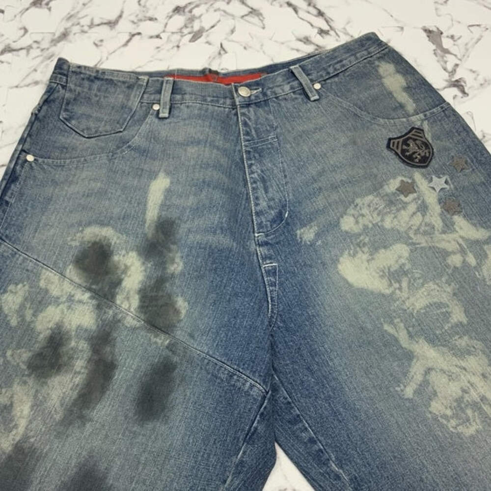 Men's Vokal by Nelly Mid Blue Dirty Denim Shorts NWT | eBay