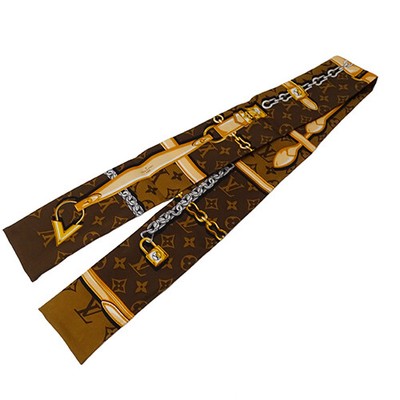 Louis Vuitton Monogram Confidential Bandeau Scarf - Brown (M78655 