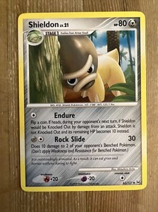Shieldon - Normal - 62/127 - LP - Uncommon - Platinum Pokemon
