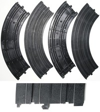 4 LIFE-LIKE HO Slot Car Race Track 1/4 9" Curves Great for All Sorts of Choices 
