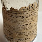 RARE 1924 COPPERINE Bottle-Copper Plating Solution w/Original Instructions — photo 3