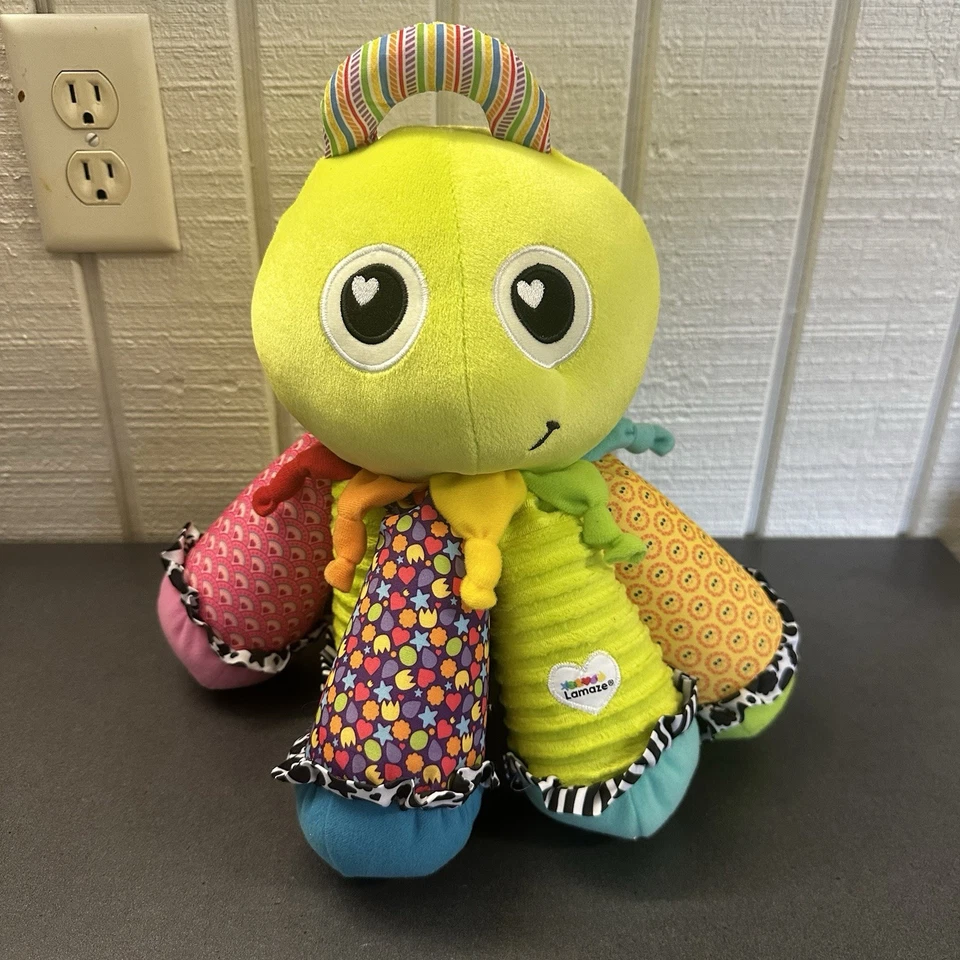Детская игрушка Lamaze Octotunes 2 сенсорное развитие музыкальный писк зеленый осьминог б/у в отличном состоянии - Изображение 2 из 4