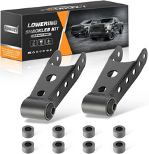 1-2 Inch Suspension Rear Drop Lowering Shackles Kit Fit For Chevy Silverado Gmc 1-2 Inch Suspension Rear Drop Lowering Shackles Kit Fit For Chevy Silverado Gmc