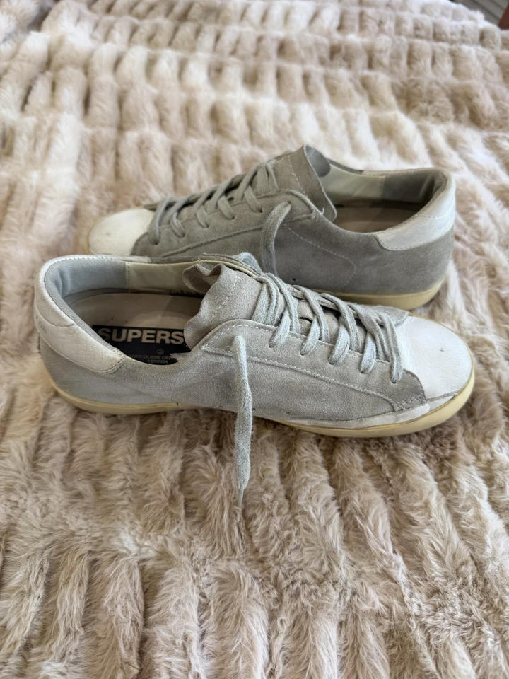 Women’s Golden Goose Super-Star Sneakers - Size 37 US 7 - Image 2 of 4